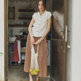 NOOSA collar linen shirt