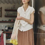 NOOSA collar linen shirt