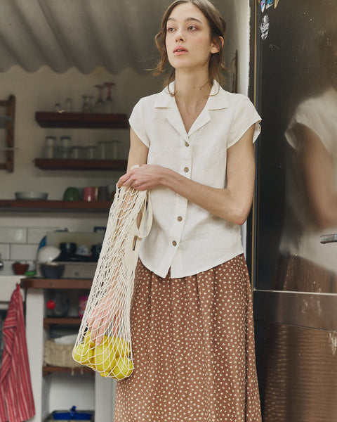 Linen button shirt women NOOSA | notPERFECTLINEN