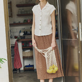 NOOSA collar linen shirt