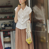 NOOSA collar linen shirt