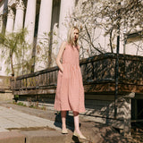 Maxi SMOCK loose linen dress