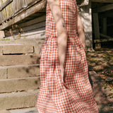 Maxi SMOCK loose linen dress
