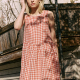 Maxi SMOCK loose linen dress