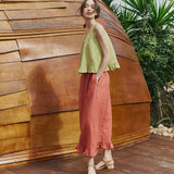 DELILAH maxi linen skirt