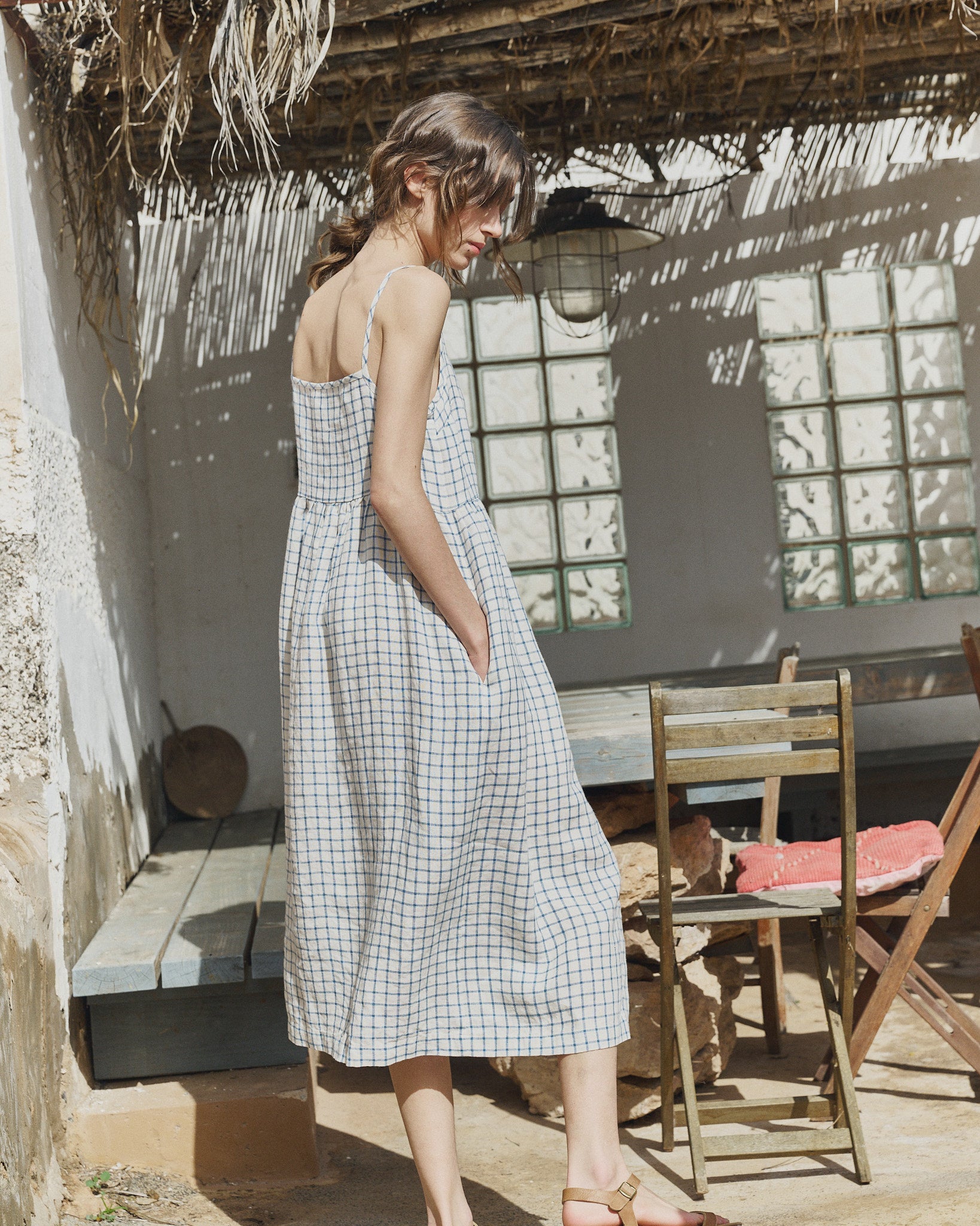 not perfect linen sarah dress SARAH button down slip linen dress
