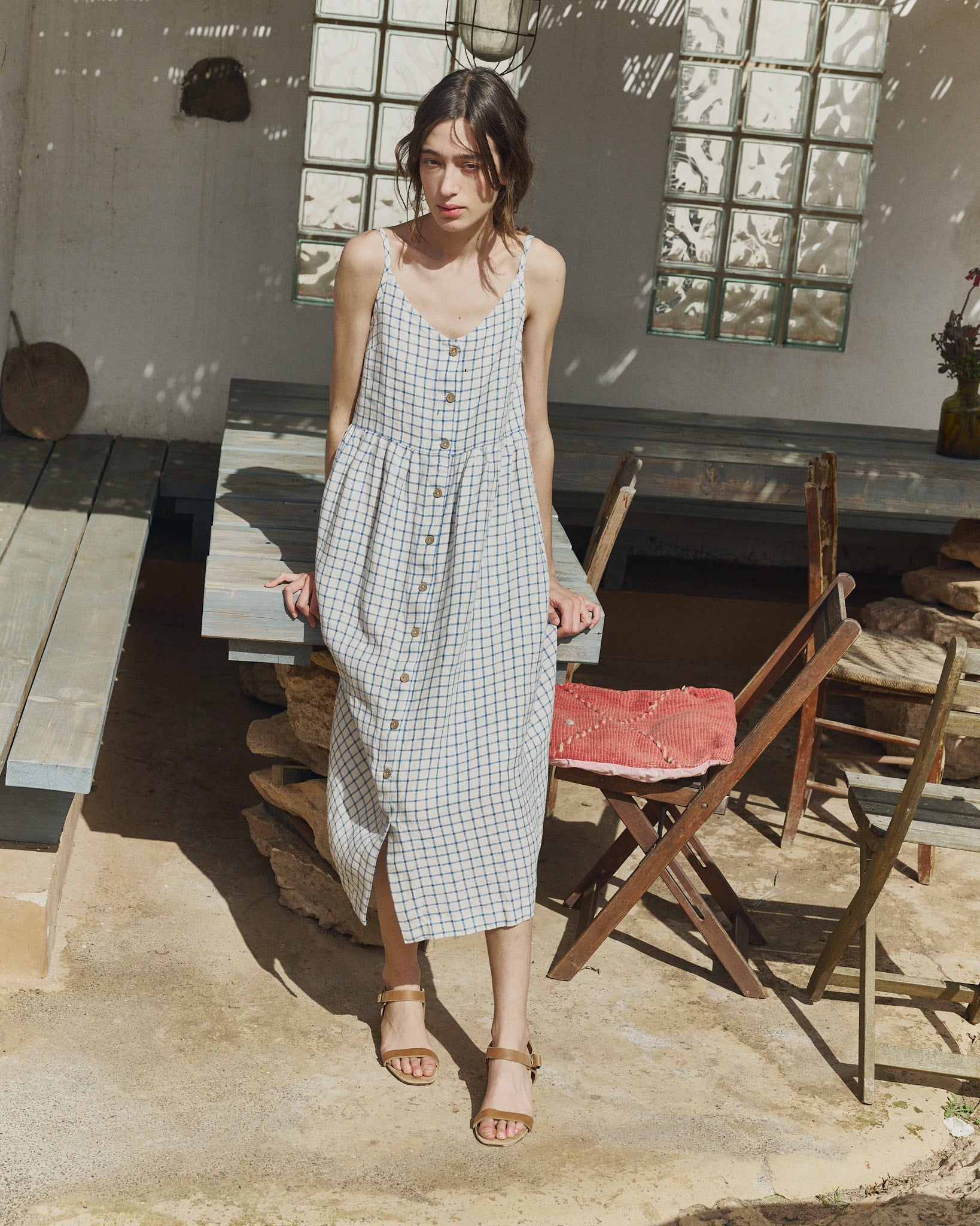 not perfect linen sarah dress SARAH button down slip linen dress