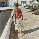 MIJAS bow tie linen blouse