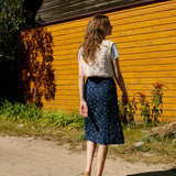 MATERA linen skirt