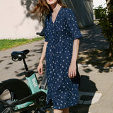 RONDA button down linen dress