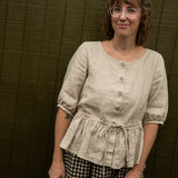 CHARLESTON linen top