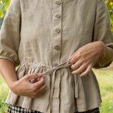 CHARLESTON linen top