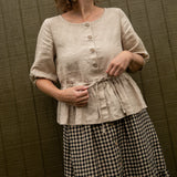 CHARLESTON linen top