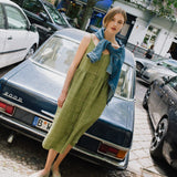 SARAH button down slip linen dress