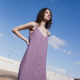 PAULA slip linen dress - notperfectlinen