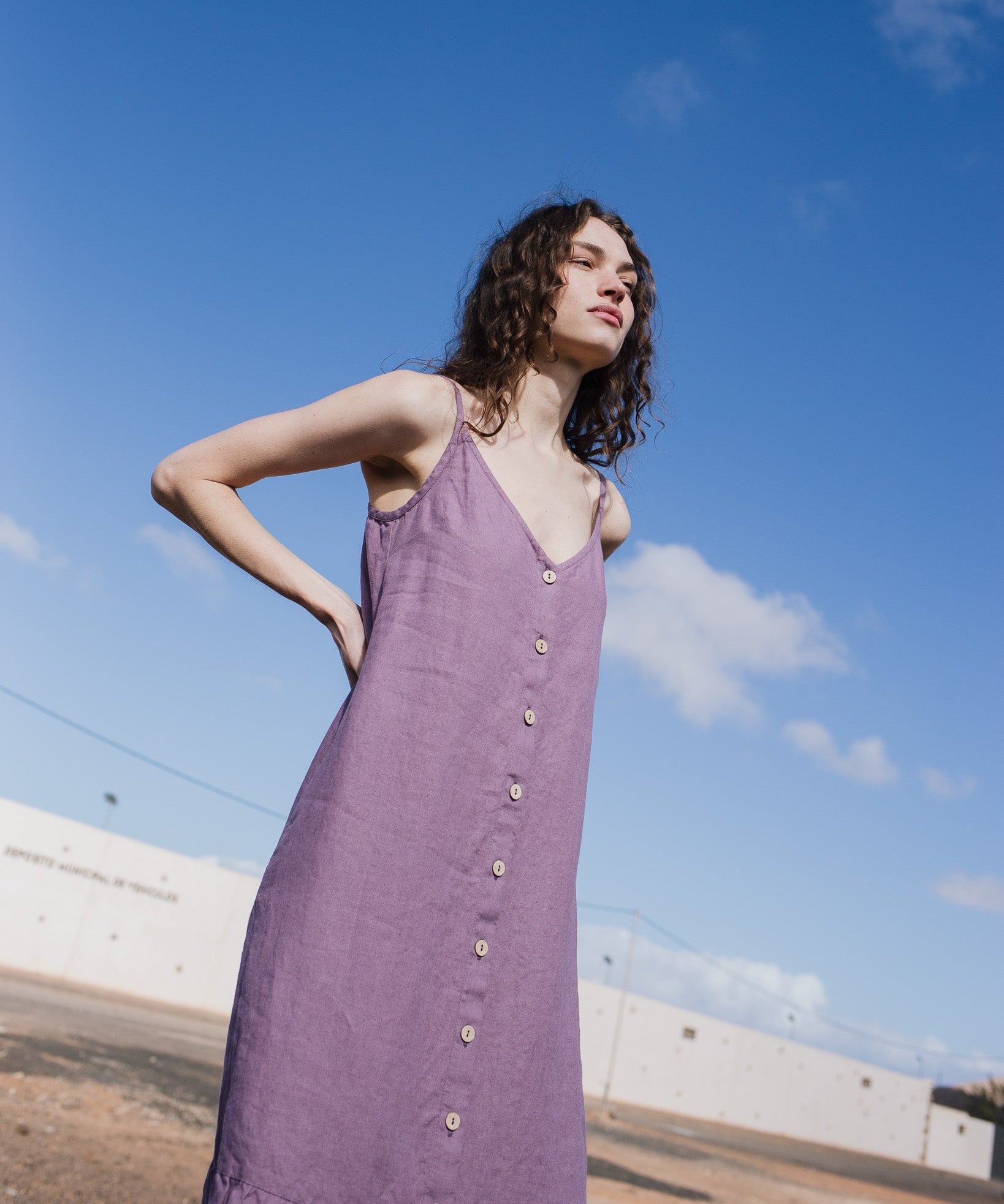 PAULA slip linen dress - notperfectlinen