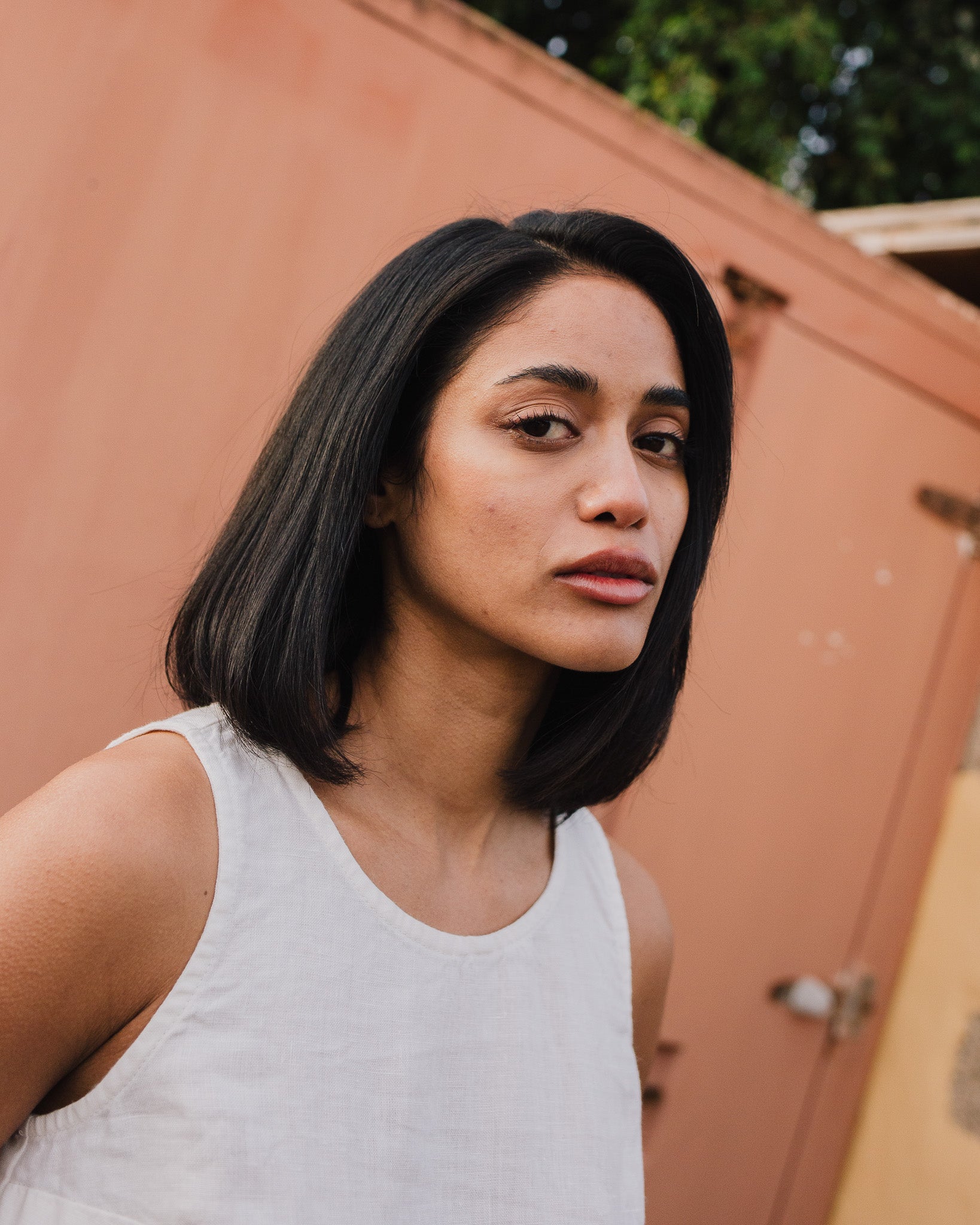 EZE linen peplum top - notperfectlinen