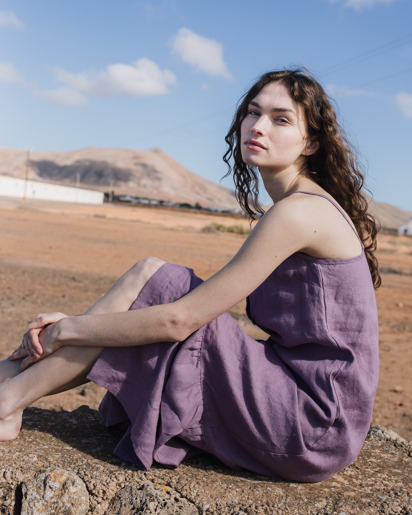 PAULA slip linen dress - notperfectlinen