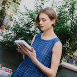 Maxi SMOCK loose linen dress