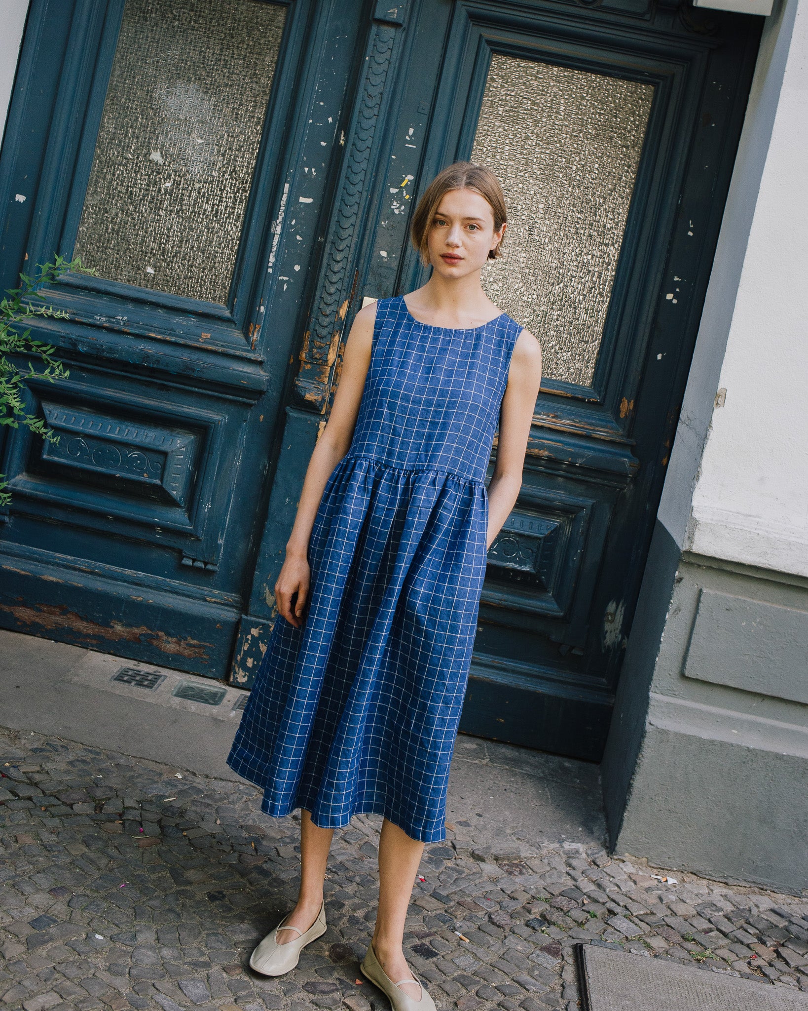 Maxi SMOCK loose linen dress Maxi SMOCK loose linen dress