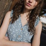 WENDY sleeveless linen shirt - notPERFECTLINEN