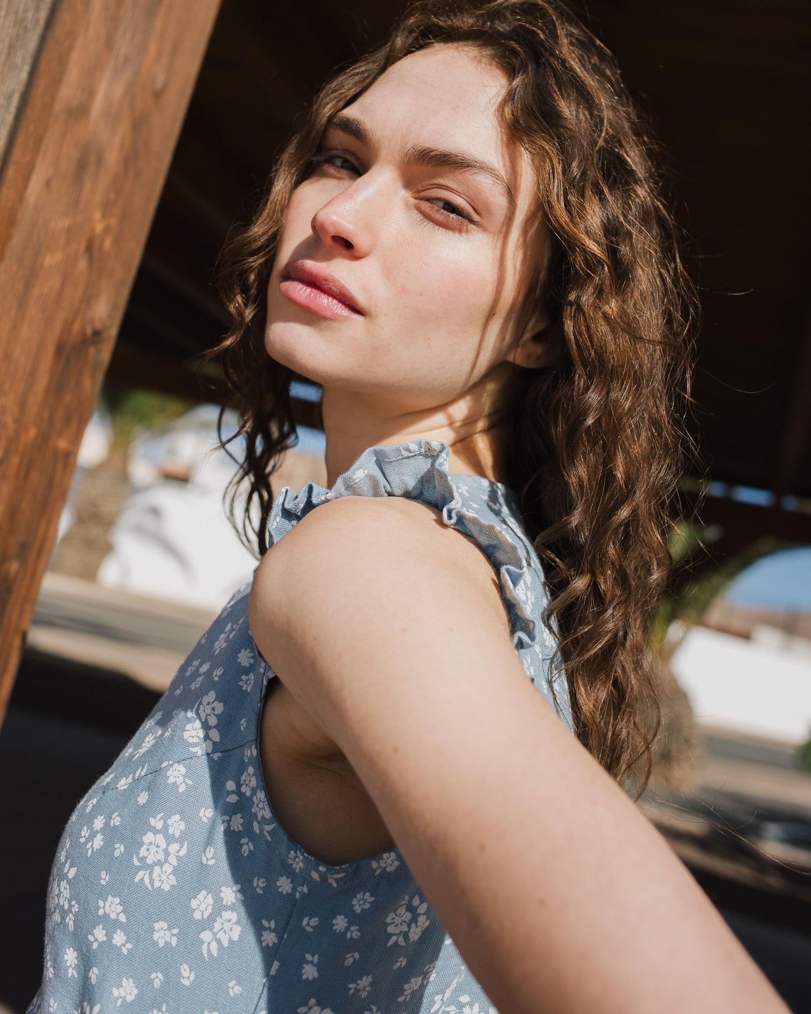 WENDY sleeveless linen shirt - notPERFECTLINEN