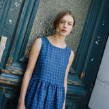 Maxi SMOCK loose linen dress