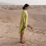 SELENE button-down linen dress - notPERFECTLINEN