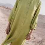 SELENE button-down linen dress - notPERFECTLINEN