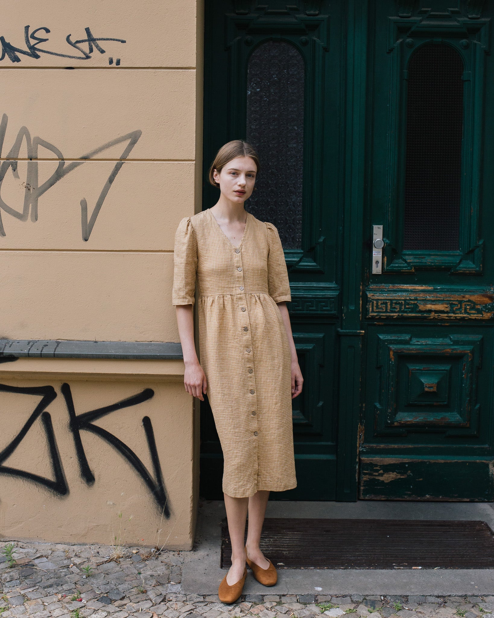 RONDA button down linen dress RONDA button down linen dress