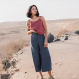 Maxi WELS wide leg linen pants - notperfectlinen