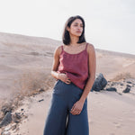 Maxi WELS wide leg linen pants - notperfectlinen