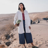 LIVORNO-2 oversized linen collar shirt - notperfectlinen