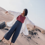 Maxi WELS wide leg linen pants - notperfectlinen