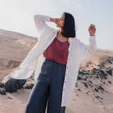 Maxi WELS wide leg linen pants - notperfectlinen