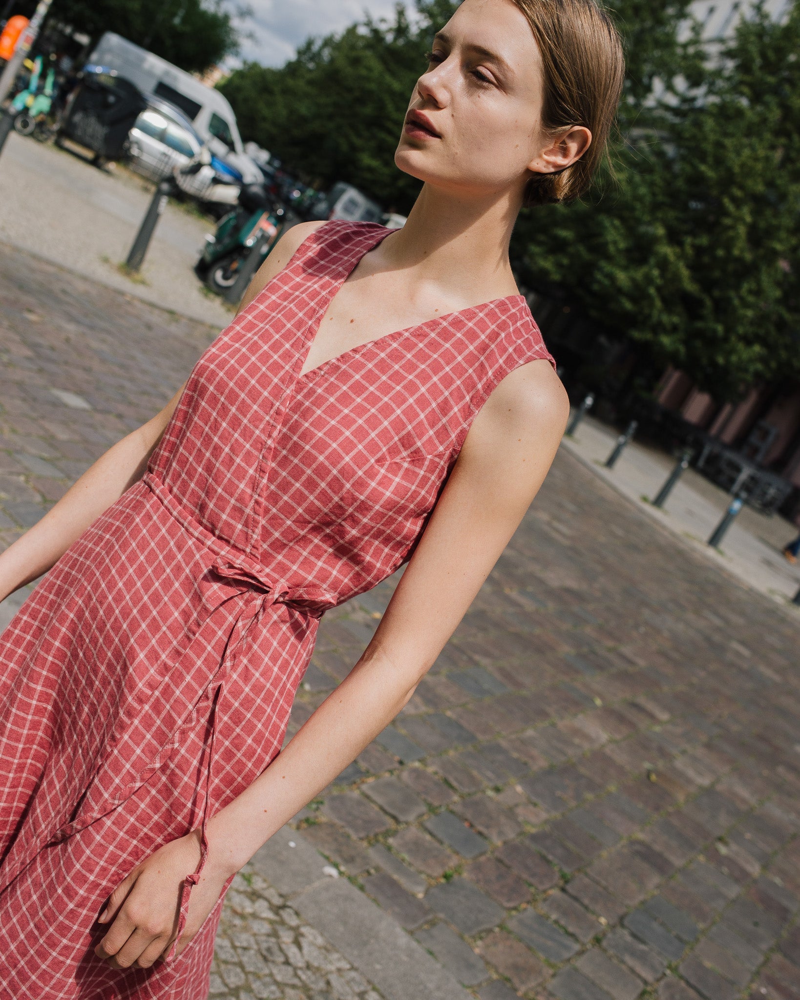 ALTHEA wrap maxi linen dress ALTHEA wrap maxi linen dress