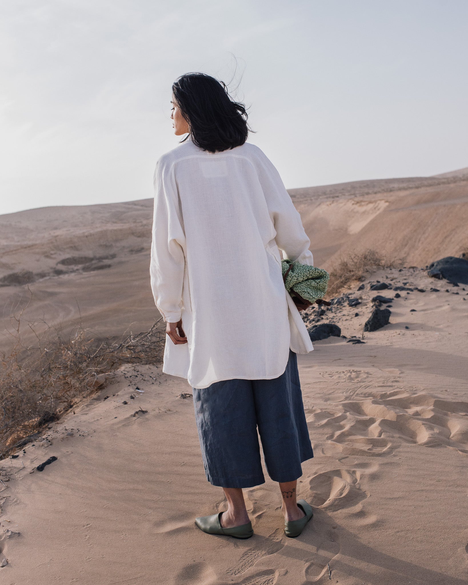 Maxi WELS wide leg linen pants - notperfectlinen