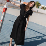 SAVANNAH waisted linen dress - notPERFECTLINEN