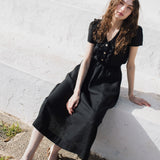 SAVANNAH waisted linen dress - notPERFECTLINEN