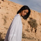 SELENE button-down linen dress - notPERFECTLINEN