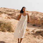 SARAH button down slip linen dress - notPERFECTLINEN