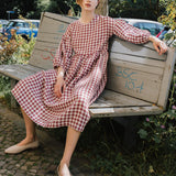 MONTMARTE oversized linen dress