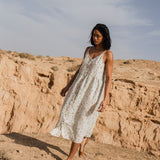 SARAH button down slip linen dress