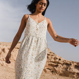 SARAH button down slip linen dress - notPERFECTLINEN