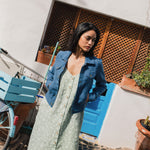 CALICO cropped linen jacket - notperfectlinen