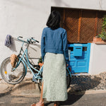 CALICO cropped linen jacket - notperfectlinen