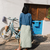 CALICO cropped linen jacket - notperfectlinen