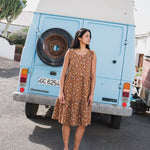 PARATY tiered midi linen dress - notperfectlinen