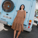 PARATY tiered midi linen dress - notperfectlinen