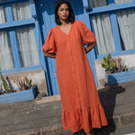 ANGEL maxi button down dress linen - notperfectlinen